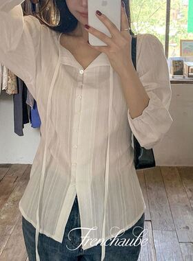 六0903韩国正品fren-chaub-e-5585 衬衫区英伦休闲独特直邮瑞丽