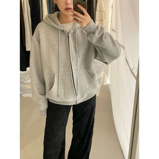 九1015韩国东大门运动户外卫衣区BOLD-8670037通勤简约纯色大气