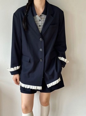 九0921韩国东大门西服区Flat_OGI-8650989原宿通勤简洁纯色学院