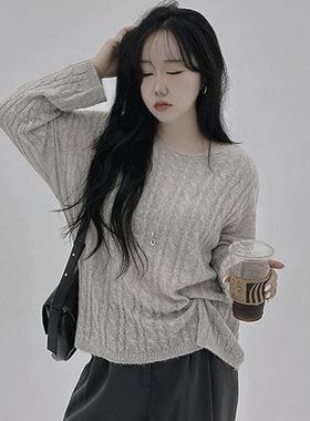 六0903韩国正品hab-i-un-n-i14473 针织衫区纯色修身正品精致夏款