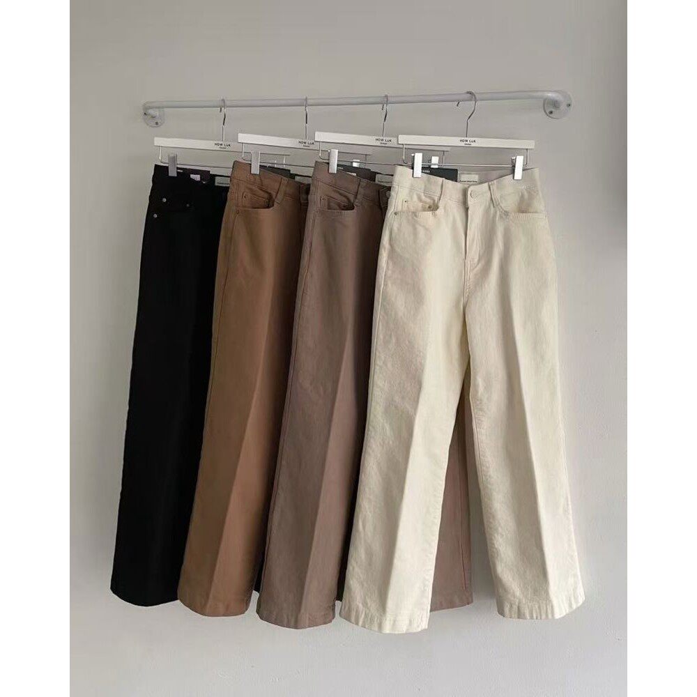 九1108韩国东大门休闲长裤区HowLuk-8692730简约秋冬修身韩版优雅