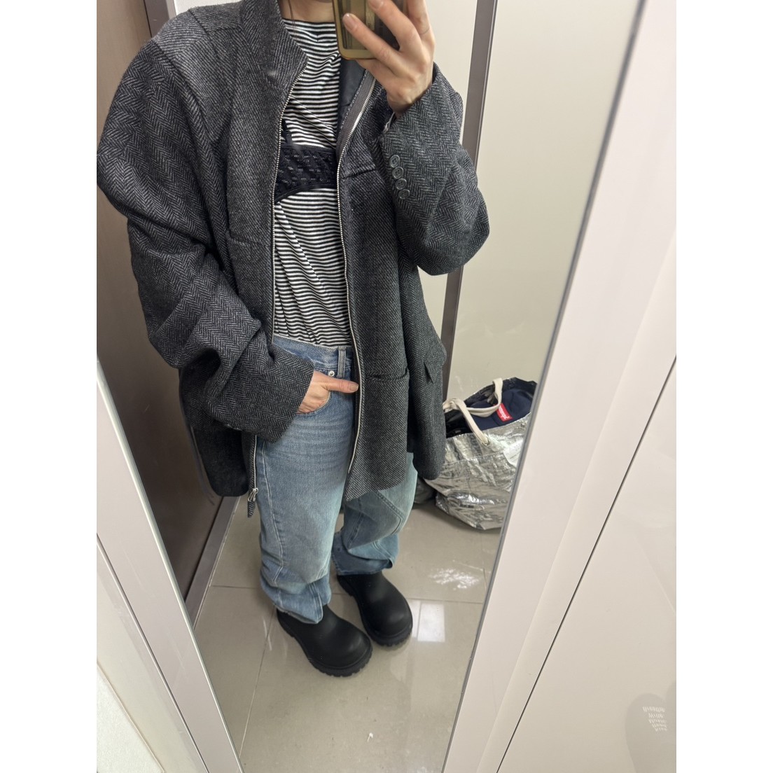 八1104韩国东大门运动瑜伽外套短款大衣区4473533韩版英伦可爱