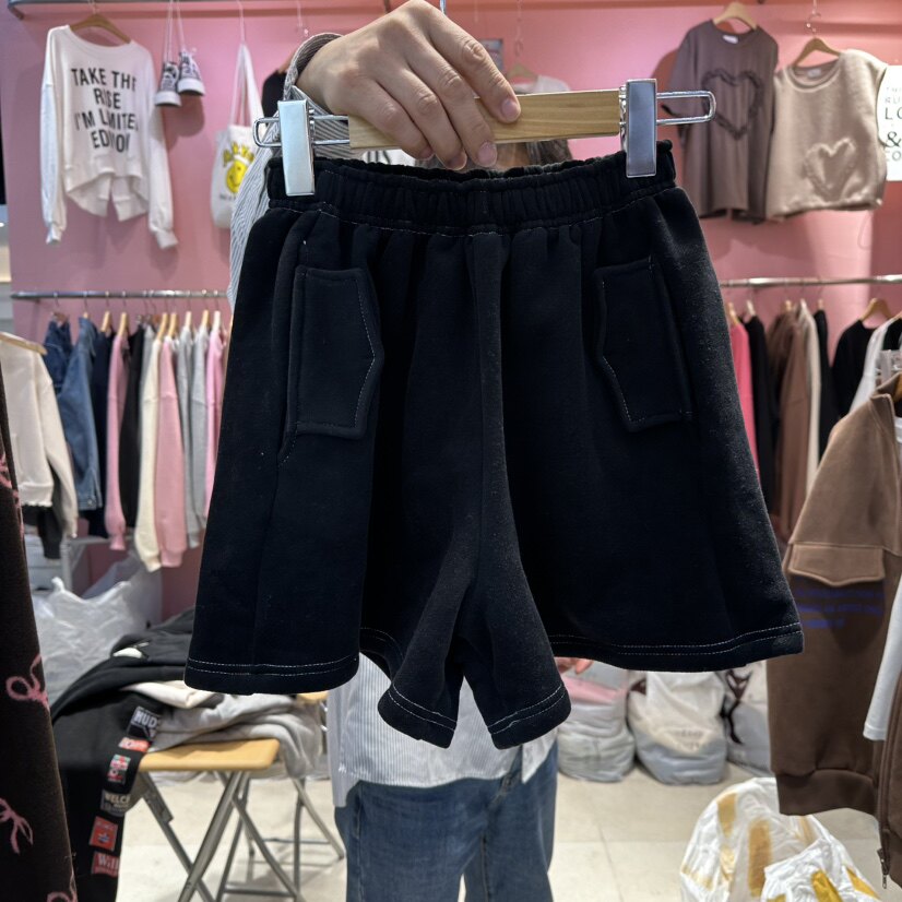 八1221韩国东大门运动短裤加绒区4550146春季时装通勤魅力纯色