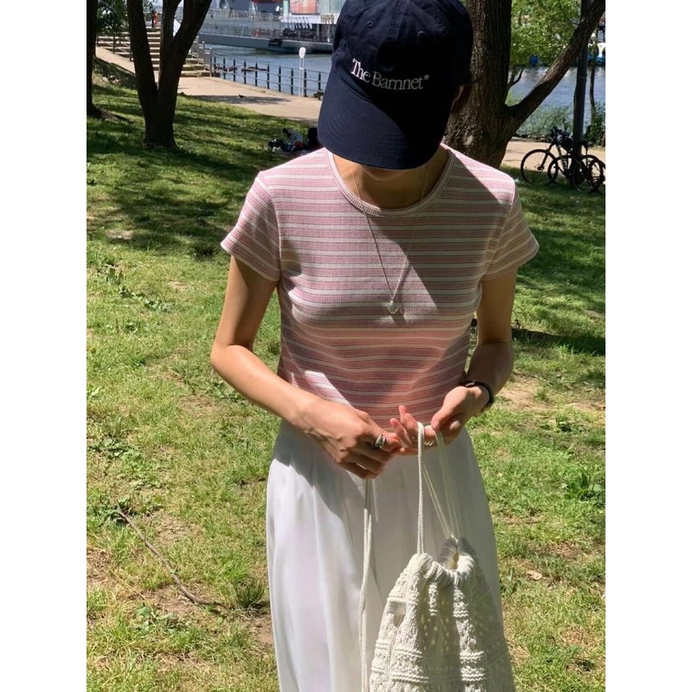 九0725韩国东大门t恤区AREING-8592230人气优雅秋季舒适通勤个性