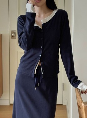 九1015韩国东大门套装区RIFF-8668640英伦正品端庄休闲瑞丽直邮