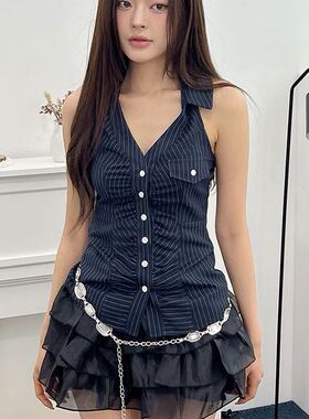 六0903韩国正品cr5p-3621555 背心区可爱经典夏季流行正品英伦