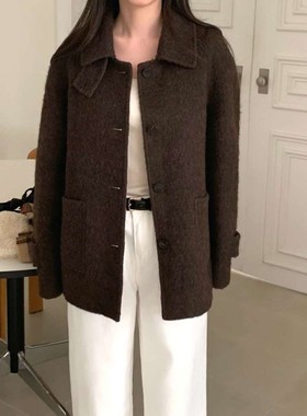 九1108韩国东大门大衣区NOTTINGHAM-8691631冬季简洁正品街头休闲