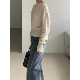 原宿休闲百搭直邮学院 8723223正品 九1211韩国东大门针织衫 区moi