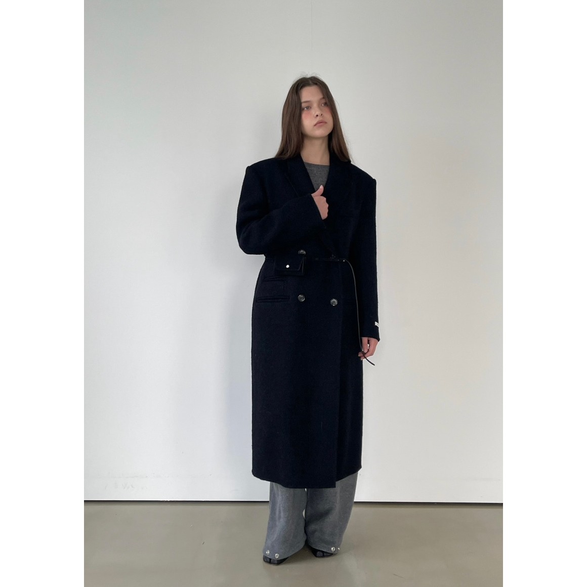 八1130韩国东大门运动瑜伽外套款大衣区4511054通勤浪漫纯色别致