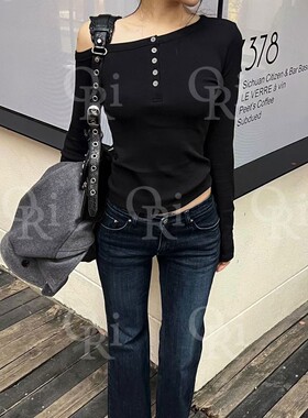 九1211韩国东大门t恤区O-Ri-8723887春季时尚通勤魅力纯色知性