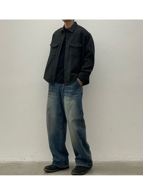 九1205韩国东大门男装夹克SLOWER-8721032休闲优雅直邮街头人气