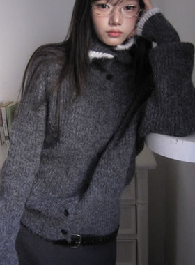 五1214韩国直邮modimood- 针织衫5062898区直邮瑞丽甜美简洁秋冬