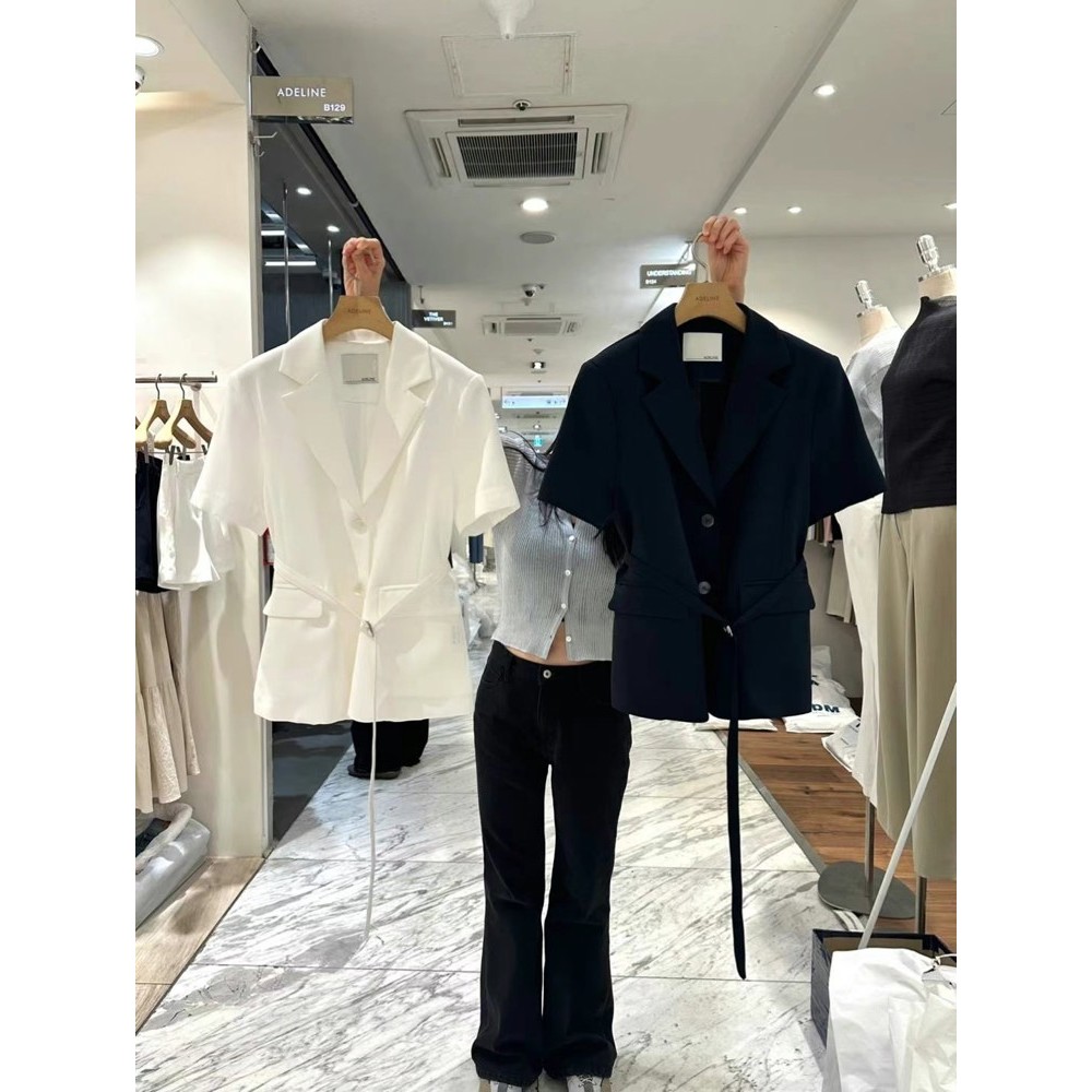 九0517韩国东大门西服区ADELINE-8533691春季气质通勤档口纯色