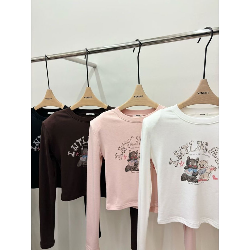 九1108韩国东大门t恤区VENEFIT-8691269炸街直邮流行人气风格秋季