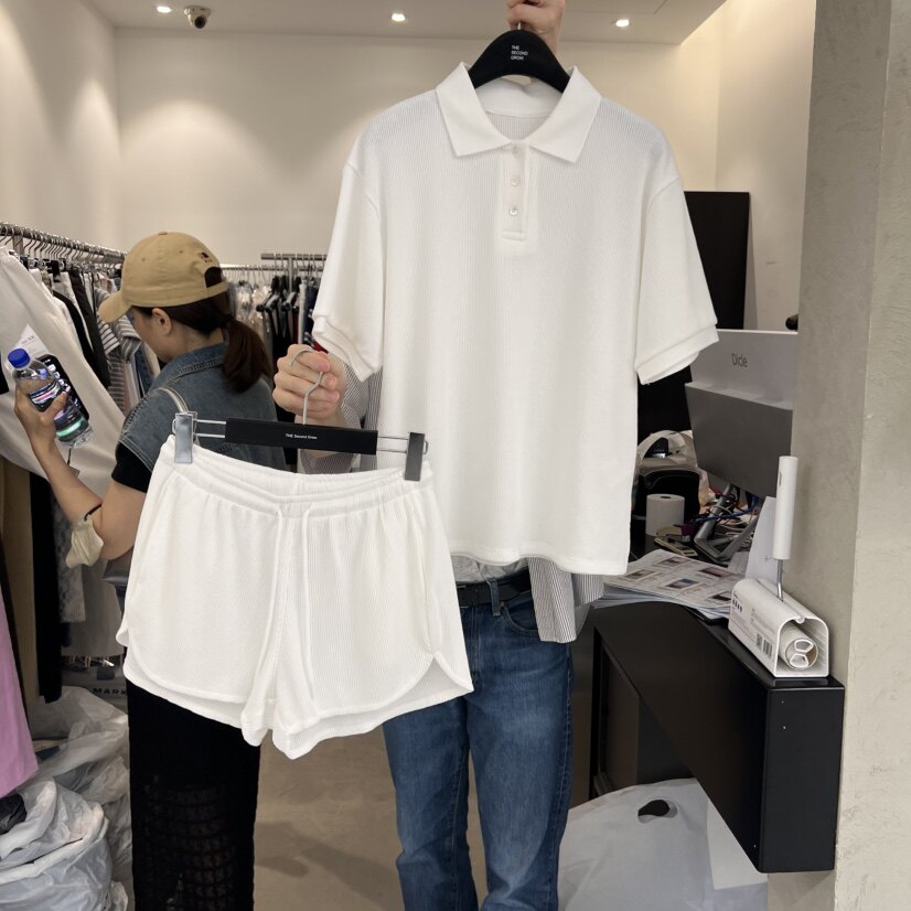 八1221韩国东大门运动短裤热销区4548409春季高端通勤炸街纯色