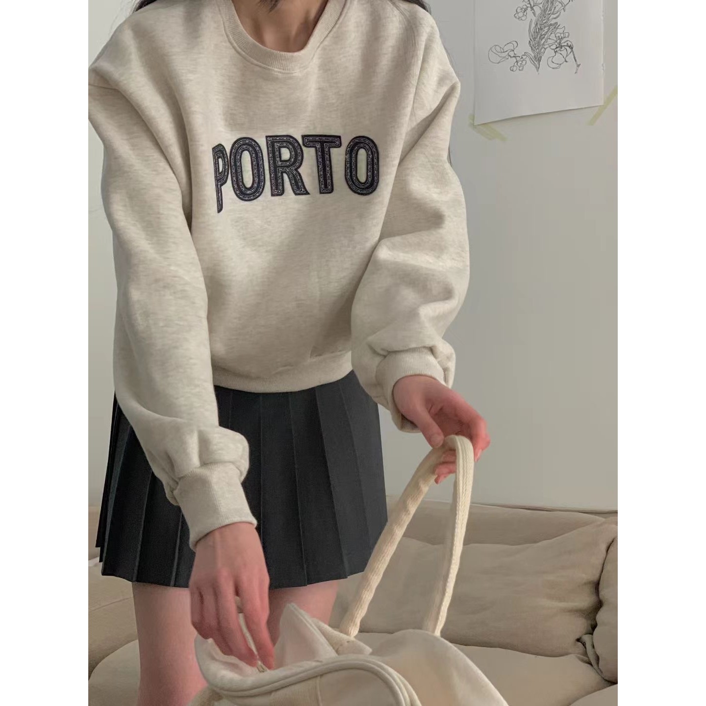 八1130韩国东大门运动户外卫衣区4509346秋季洋气通勤经典冬季