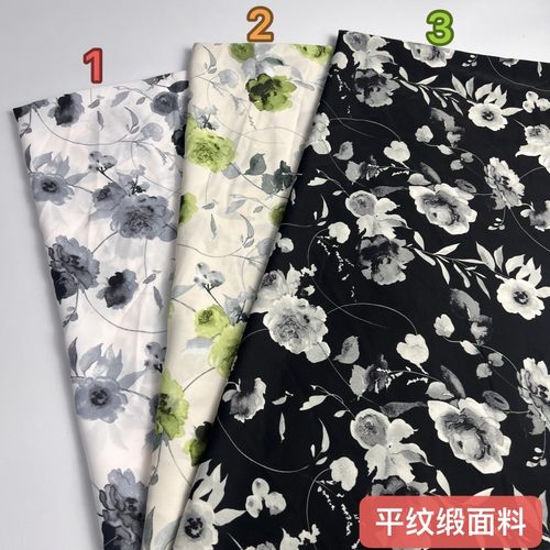 顺发纺织平纹缎布料批发