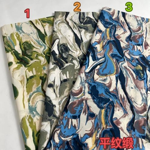 顺发纺织平纹缎印花雪纺面料批发