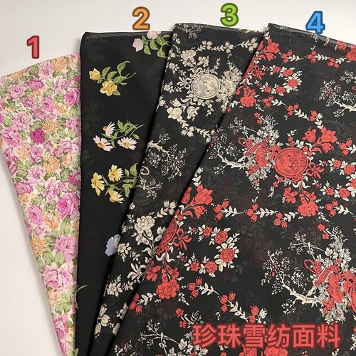 顺发纺织珍珠雪纺布料批发