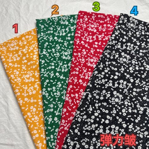 顺发纺织雪纺弹力邹面料批发