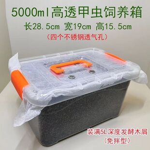 甲虫饲养罐独角仙成虫幼虫饲养盒大兜虫锹甲锹形虫爬宠昆虫饲养盒