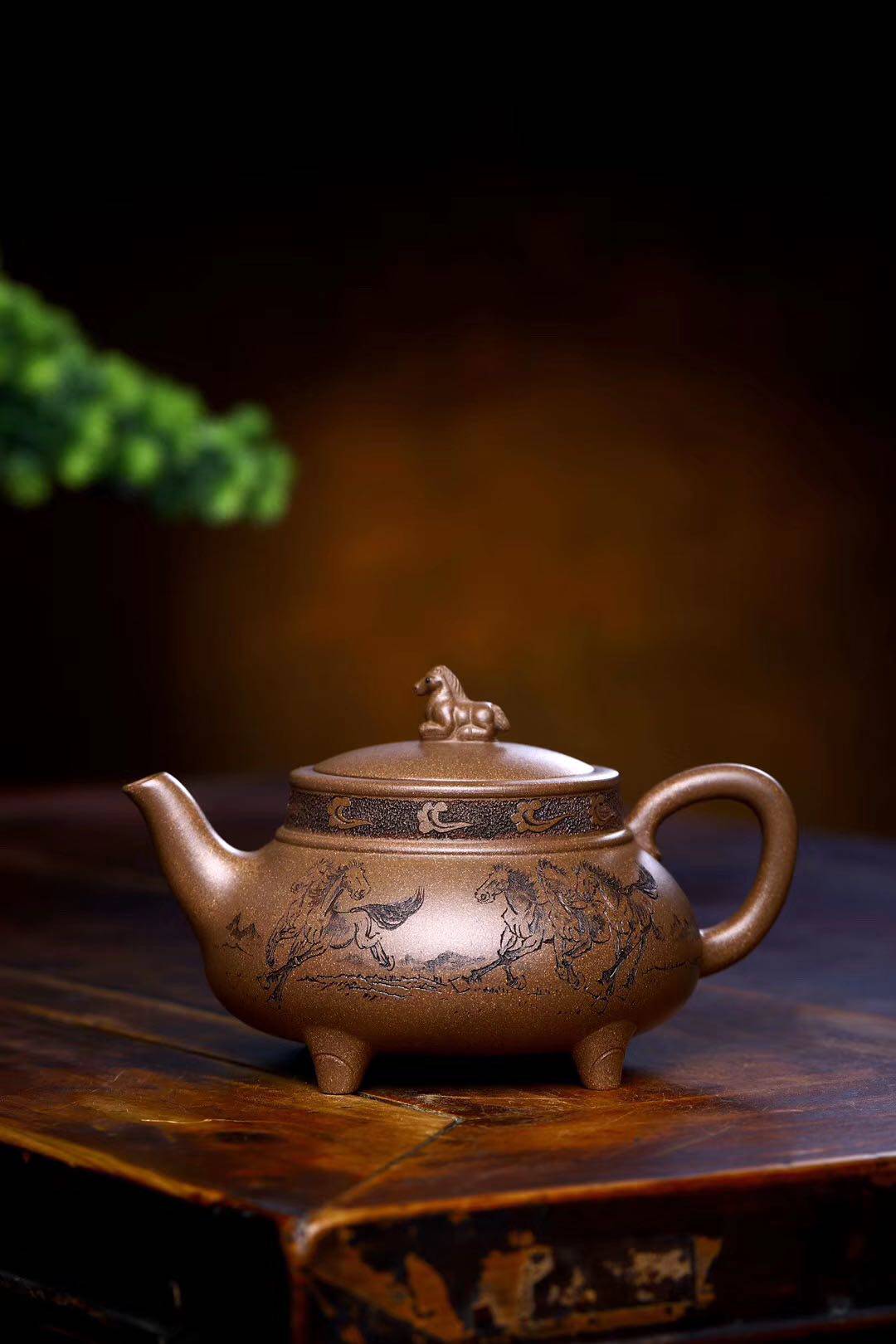 推荐精品 宜兴紫砂壶国工储国峰经典纯手工茶壶 普洱茶茶具包邮
