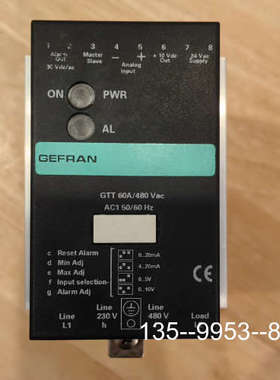 原装正品【意大利杰弗伦可控硅模块】GEFRAN GTT 60A/48价格详谈
