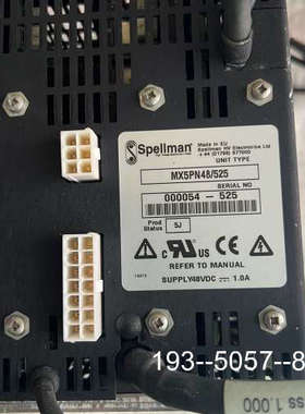 议价Waters 高压电源 spellman  MX5PN48/详谈