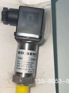 议价BD SENSOR 压力传感器 18.600G 0-250m详谈