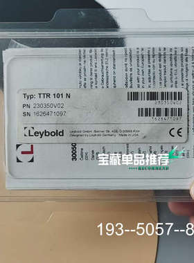 议价莱宝TTR101N真空计，型号230350V02，98新详谈