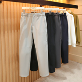 2025秋冬季 子1735 城市户外保暖机能风加绒软壳三防休闲裤 新款 男士