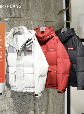 中国风2024冬季新款男城市户外轻型保暖防风防水90鸭绒羽绒服9460