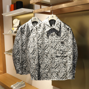 民族风复古粗布毛呢翻领轻薄棉衣外套9728 男士 国潮2024秋冬季 新款