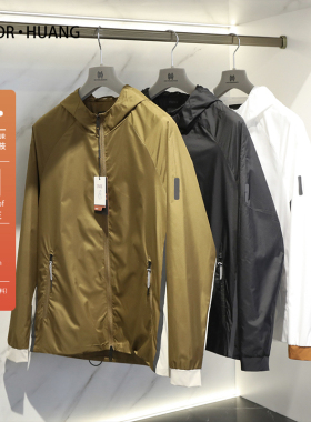 重磅意式奢华2024春夏季新款男休闲透气夹克户外运动防晒外套8948