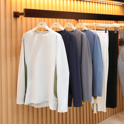 骑行王者2025秋季新款男士户外运动吸湿速干科技运动打底衫潮1353