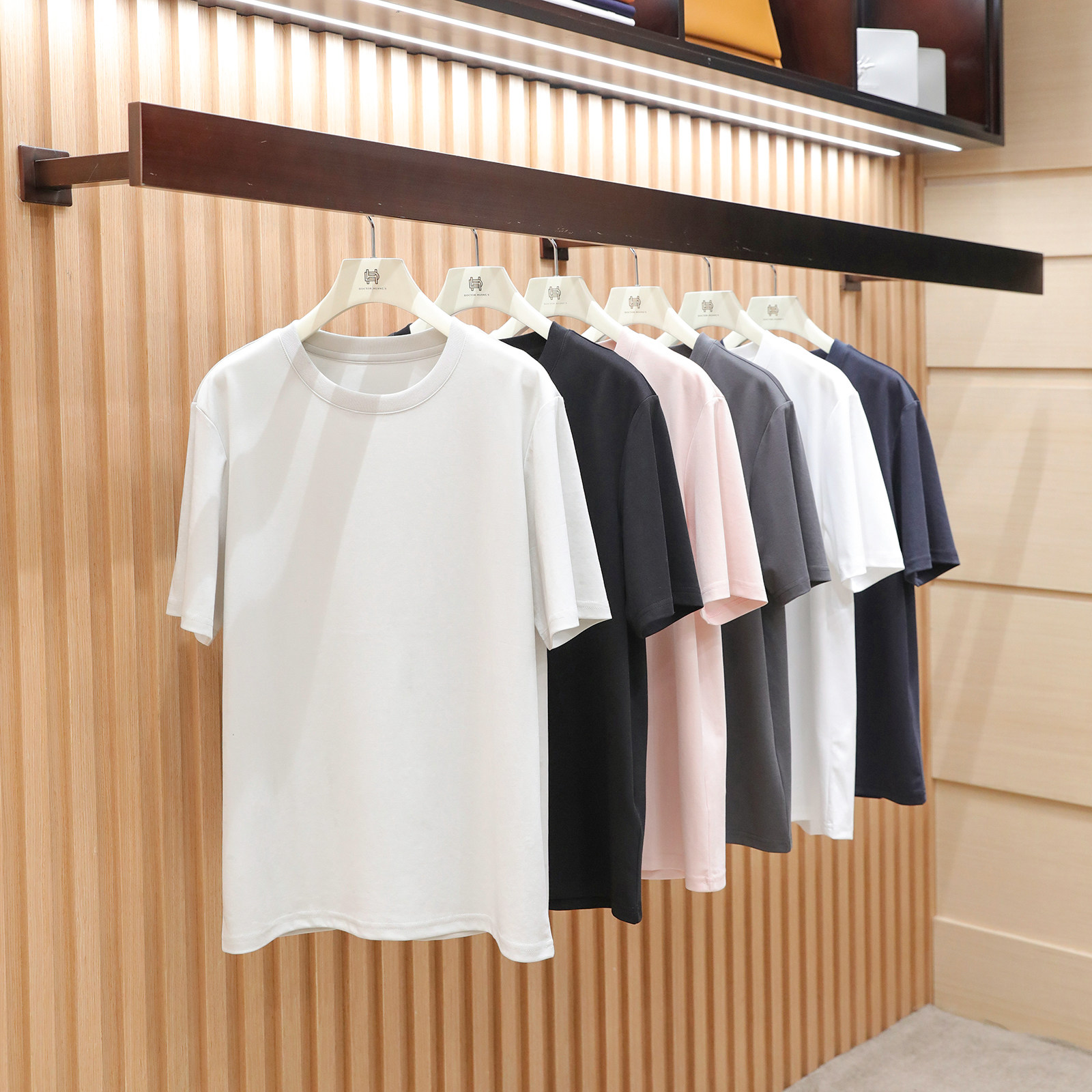 2026夏季新款男士高级感液氨丝光棉凉感纯色基础款短袖T恤潮2061