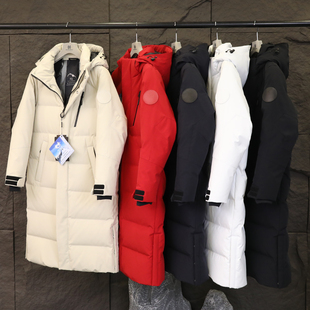 极寒登峰2024冬季加厚东北旅行情侣加长加厚户外白鹅绒服外套9401