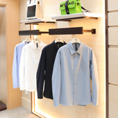 新款 男士 商务休闲户外简约百搭纯色机能风长袖 2025秋季 衬衫 潮1309