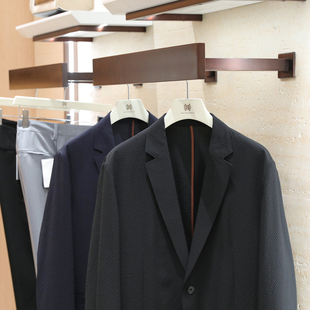 男士 意式 奢华2026春季 新款 2022 商务休闲泡泡纱西服宽松简约小西装