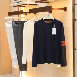 意式 男士 内搭毛衣高端100%绵羊毛圆领针织衫 1693 奢华2025秋冬新款