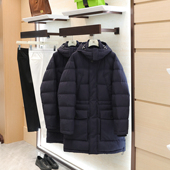 男老钱风户外保暖可脱卸连帽长款 2025冬季 新款 90白鹅绒羽绒服1729