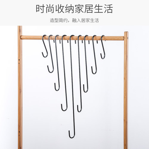 服装店金色不锈钢加长s钩