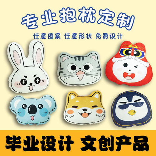 抱枕打印视觉传达毕业文创产品
