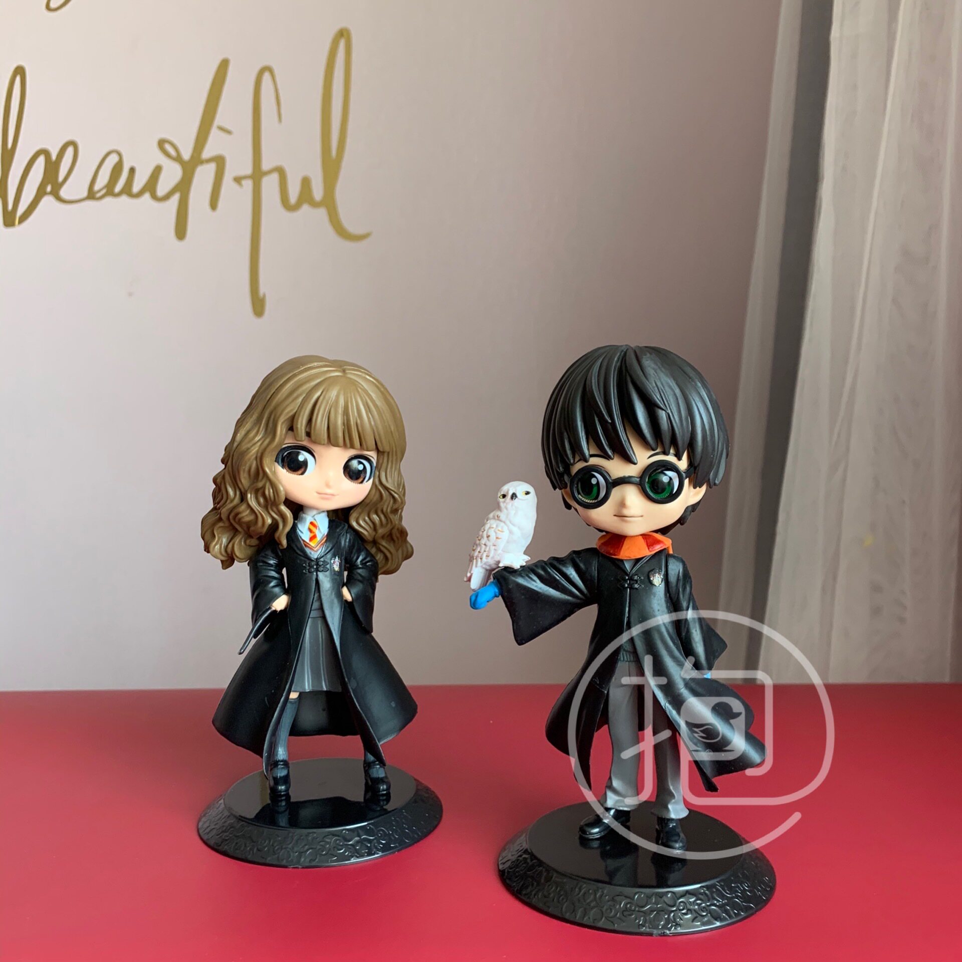 蛋糕装饰摆件哈利波特赫敏q版大眼公主黑色魔法主题网红创意公仔