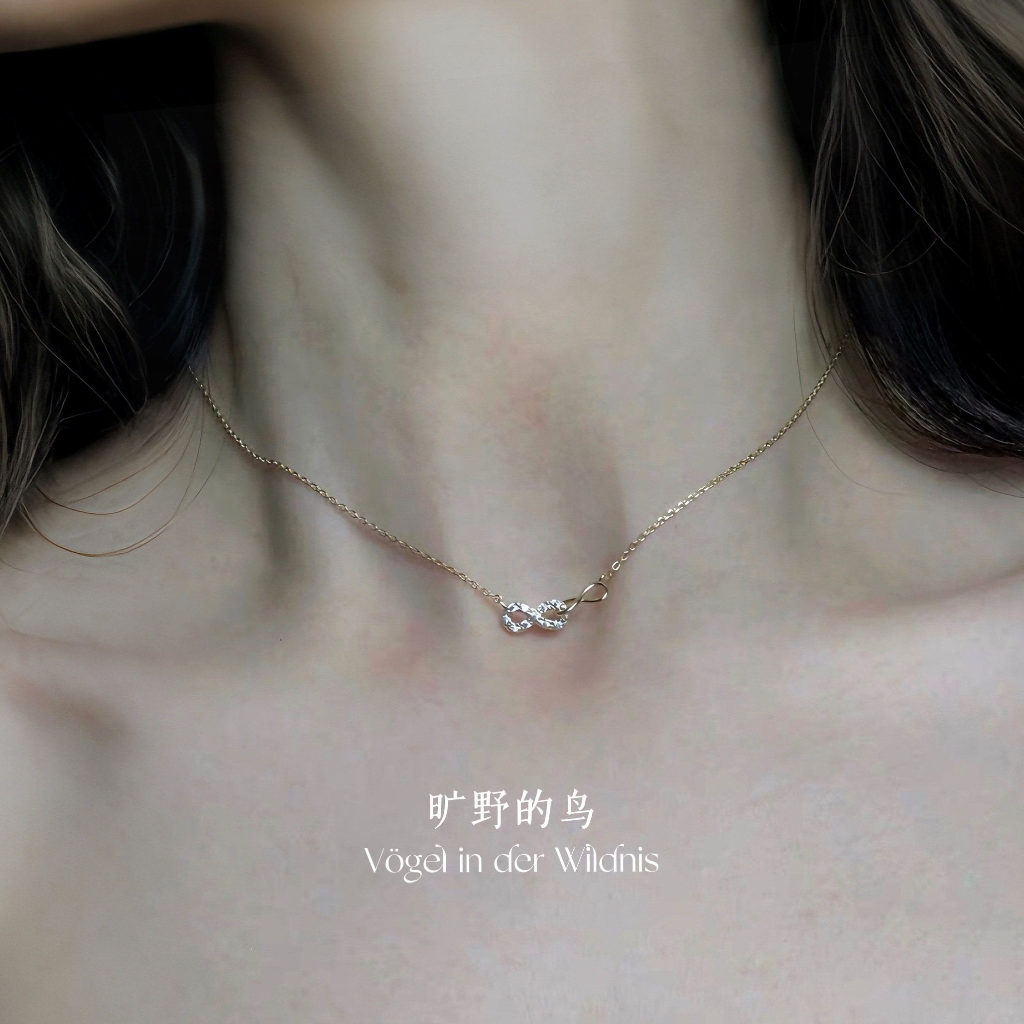 Vögel「无尽」s925纯银饰莫比乌斯项链女配饰小众精致颈链锁骨链