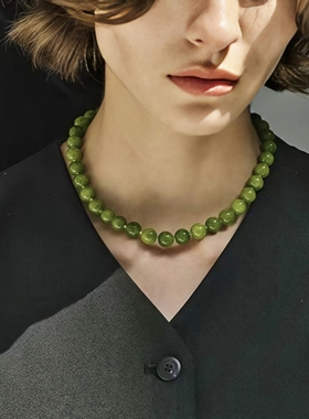 天然石手工串珠项链轻奢小众高级