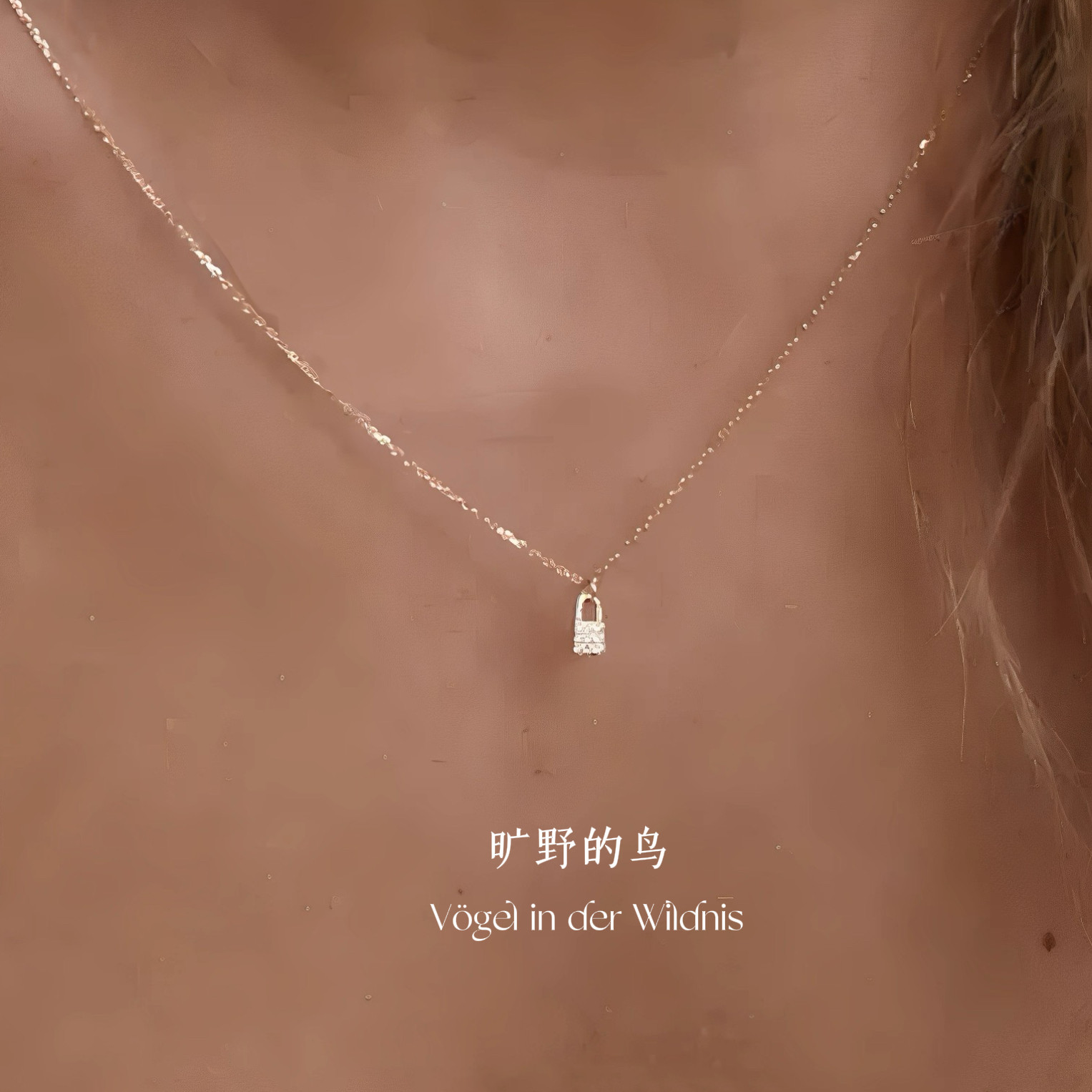 Vögel「超迷你锁！」s925纯银精致小项链轻奢百搭日常小众锁骨链