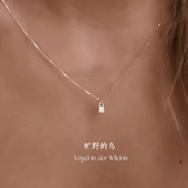 Vögel「超迷你锁 」s925纯银项链高级感轻奢小众百搭日常锁骨链