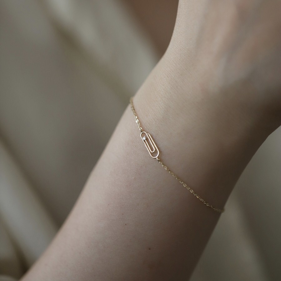 Vögel「回形针」通体s925银手链小众高级感日常通勤小众配饰女,饰品/流行首饰/时尚饰品新,手链,淘宝优惠券,粉丝福利购,淘宝优惠卷