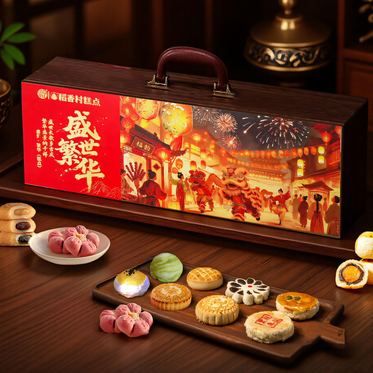 稻香村2026新款双层国潮糕点礼盒装盛世繁华春节送伴手礼商务礼品,零食/坚果/特产,糕点礼盒/伴手礼,淘宝优惠券,粉丝福利购,淘宝优惠卷
